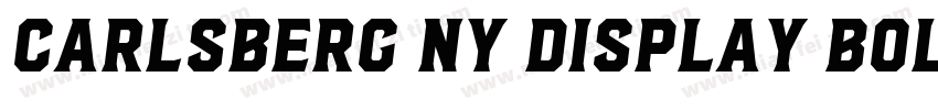 Carlsberg Ny Display Bold字体转换
